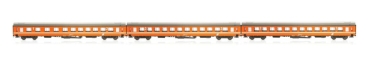 Jägerndorfer 61302 - 3tlg. Set UIC-X Reisezugwagen, ÖBB