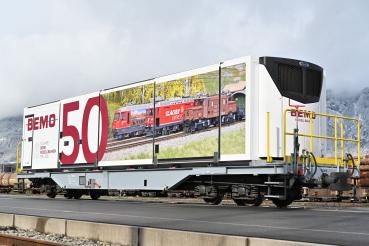 Bemo 2592150 - Spur HO -3L AC  RhB Sb 65616 Jubiläumswagen "50 Jahre BEMO"