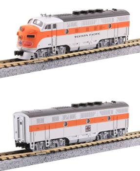 Kato/Lemke K106-0307 - Spur N 2er Set Diesellok EMD F3A+B WP, Ep.III