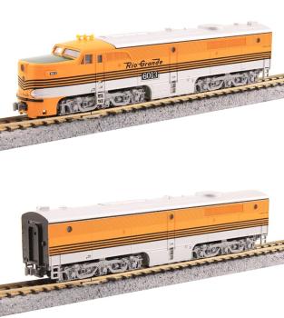Kato/Lemke K106-0506 - Spur N 2er Set Diesellok Alco PA1+PB1 D&RGW, Ep.II