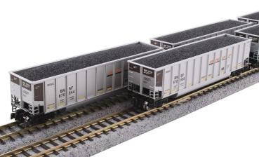 Kato/Lemke K106-4633 - Spur N 8er Set Schüttgutwagen BNSF, Ep.V-VI