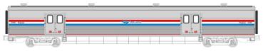 Kato/Lemke K156-0965 - Spur N Packwagen Viewliner Amtrak, Ep.V-VI, Ph.III