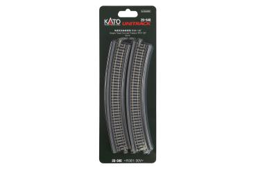 Kato/Lemke K20-540 - Spur N Viadukt gebogen R381mm 30°, 2 Stk