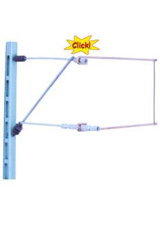 Sommerfeldt 1827 - Spur/HOm Fahrdraht verkupfert 0,7 x 260 mm Click (5 Stück)