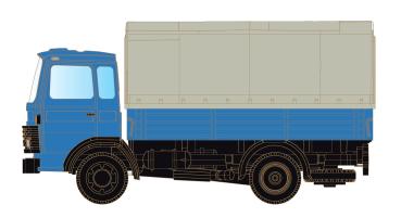 Minis/Lemke LC4801 - Spur N Magirus MK 130M8 mit Pritsche/Plane, neutral