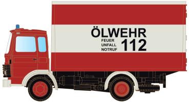 Minis/Lemke LC4809  - Spur N Magirus MK 130M8 mit Koffer – Feuerwehr/Ölwehr