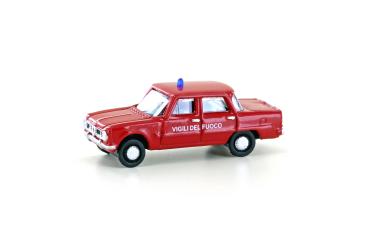 Minis/Lemke LC61418 - Spur N  Alfa Romeo Giulia, Feuerwehr “Vigili del Fuoco” IT