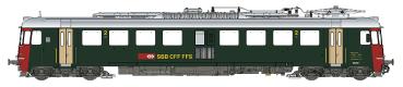 LS Models 17056S - Spur H0 Elektrotriebwagen RBe4/4 1431 der SBB, Ep. IV/V, DCC Sound, DC