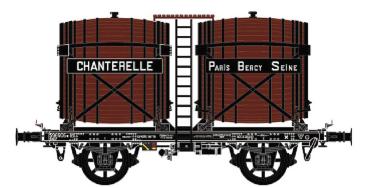 LS Models 30562 - Spur H0 Weinfasswagen OCEM "CHANTERELLE" der SNCF