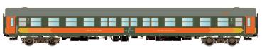 LS Models 48070AC - Spur H0 Liegewagen Bctm 257 JZ, Ep.V, AC