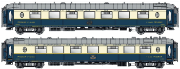 LS Models 49180 - Spur H0 2-tlg. Set Pullman Salonwagen WP+WPc der CIWL, Ep. II, Innenbeleuchtung