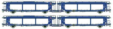 LS-Models 96152 - Spur H0 2.tlg. Set Doppel-Autotransportwagen Laaers der DB AG, Ep. VI, DC