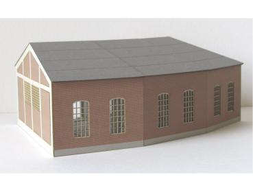 Laffont N12001 - Spur N Halboffener Rundlokschuppen Bebra
