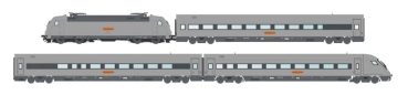 LS Models MW2404DC - PERSONENZUG, 4-TLG. MIT BR 101 METROPOLITAN, EP.V, SET 1