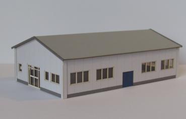 Laffont N3301 - Spur N Gewerbehalle mit Rolltoren