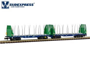 Sudexpress N657010 Spur N Gigawood-Wagen VTG Sggmrrs 90 Papierholz Austria, Ep. VI