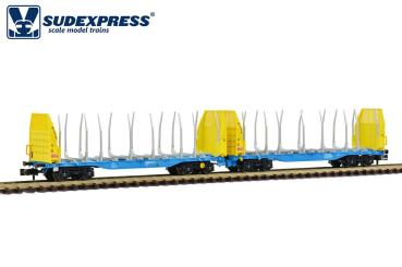 Sudexpress N657095 - Spur N Holztransportwagen Sggmrrs 90 Innofreight, Ep.VI
