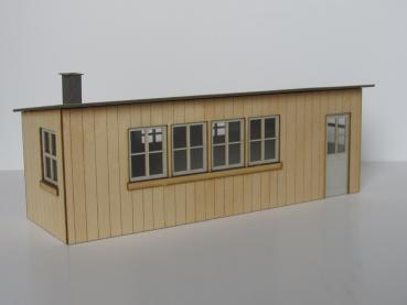 Laffont O1410 - Spur 0 Betriebswerkhütte mit Holzfassade