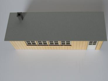 Laffont O1410 - Spur 0 Betriebswerkhütte mit Holzfassade