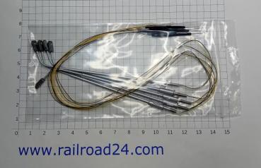 Railroad 4682 - Spur HO 5x Peitschenleuchte H0 LED 100mm