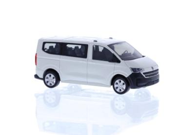 Rietze 11713 - Spur HO Volkswagen Transporter T7 Bus KR FD clear white