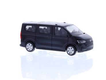 Rietze 11715 - Spur HO Volkswagen Transporter T7 Bus KR FD midnight black metallic