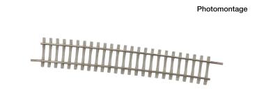 Roco 4042428 Spur HO Gebogenes Betonschwellen-Gleis R10, 15°