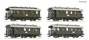Roco 6200296 Spur HO 4-tlg. Set: Personenwagen, DRG