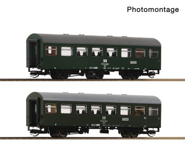 Roco 6280065 Spur TT 2er Set Rekowagen, DR, Ep.IV, Set 2