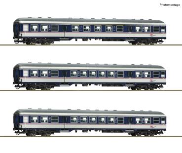 Roco 6280088 Spur TT 3er Set Nahverkehrswagen, TRI, Ep.VI