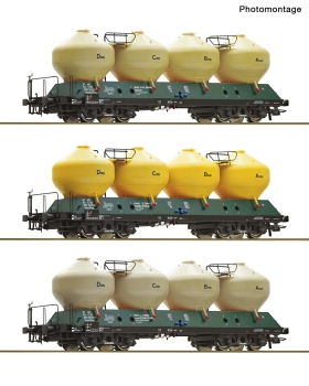 Roco 6600177 - Spur HO 3-tlg. Set: Silowagen, CSD