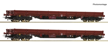 Roco 6600186 - Spur HO 2-tlg. Set: Rungenwagen, ZSSK Cargo