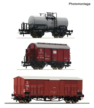 Roco 6600229 - Spur HO 3-tlg. Set: Nebenbahngüterzug, FS