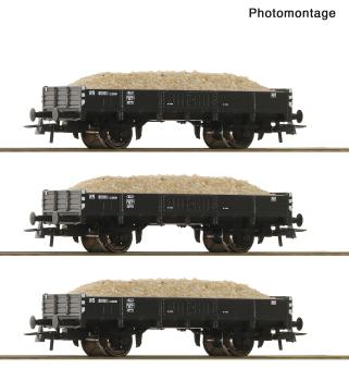 Roco 6600259 - Spur HO 3-tlg. Set: Sandwagen, NS
