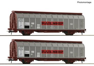 Roco 6600261 Spur HO 2-tlg. Set: Schiebewandwagen, DB