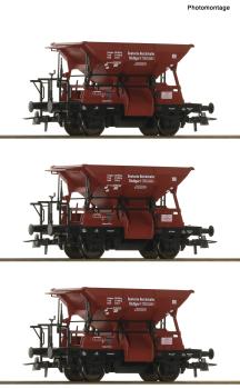 Roco 6600265 - Spur HO 3-tlg. Set: Talbot-Schotterwagen, DRB