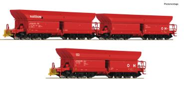 Roco 6600271 - Spur HO 3-tlg. Set 2: Erzwagen, DB AG