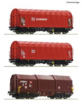 Roco 6600368 Spur HO 3-tlg. Set 4: Stahlzug, DB AG