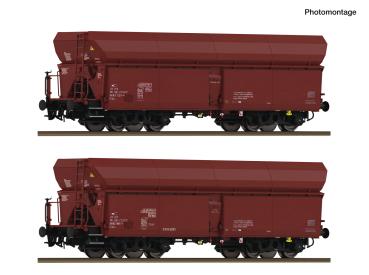 Roco 6600454 Spur HO 2-tlg. Set: Selbstentladewagen, ZSSK Cargo
