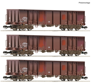 Roco 6680017 - Spur TT Offene Güterwagen der DR