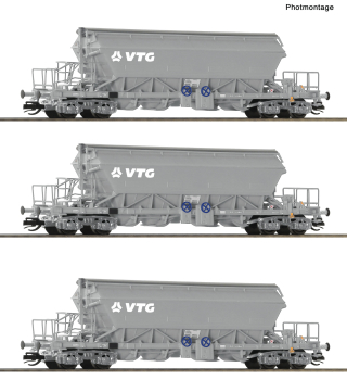 Roco 6680030 - Spur TT 3-tlg. Set: Kaliwagen, VTG