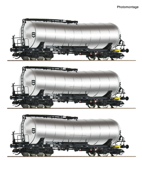 Roco 6680032 - Spur TT 3-tlg. Set: Knickkesselwagen, DR