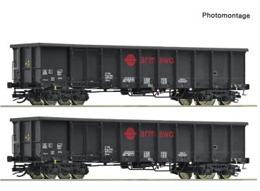 Roco 6680053 Spur TT 2er Set Eanos Nacco Ermewa, Epoche VI