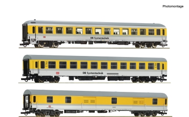 Roco 74013 - Spur HO 3-tlg. Set: „DB Systemtechnik“, DB AG