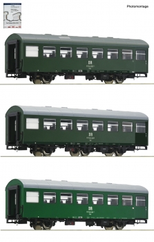 Roco 74071 - 3-tlg. Set 2: Rekowagen, DR