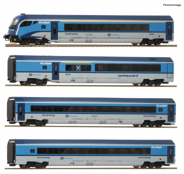 Roco 74142 - 4-tlg. Set: Railjet, CD