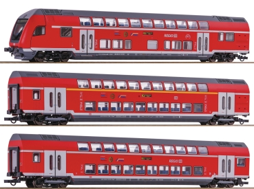 Roco 74146 - 3-tlg. Set: Doppelstockwagen, DB AG