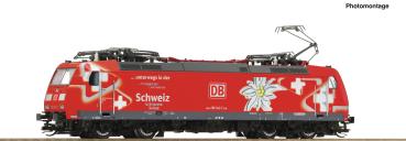 Roco 7580029 Spur TT E-Lok 185 142 „Edelweiß“ der DB AG, Epoche VI