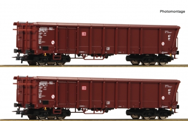 Roco 76014 - 2-tlg. Set: Rolldachwagen, DB AG