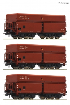 Roco 77023 - 3-tlg. Set: Selbstentladewagen, CSD